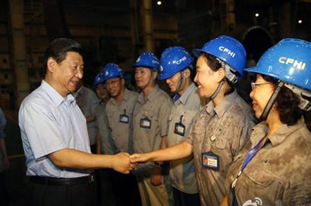 習近平視察一重